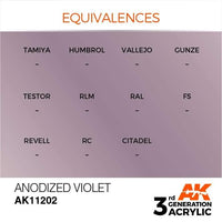 AK Interactive 3rd Gen Anodized Violet 17ml - Hobby Heaven