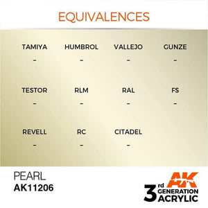 AK Interactive 3rd Gen Pearl 17ml - Hobby Heaven