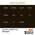 AK Interactive 3rd Gen Burnt Umber INK 17ml - Hobby Heaven