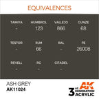 AK Interactive 3rd Gen Ash Grey 17ml - Hobby Heaven