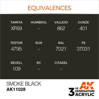 AK Interactive 3rd Gen Smoke Black 17ml - Hobby Heaven