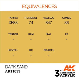 AK Interactive 3rd Gen Dark Sand 17ml - Hobby Heaven
