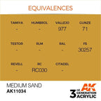 AK Interactive 3rd Gen Medium Sand 17ml - Hobby Heaven