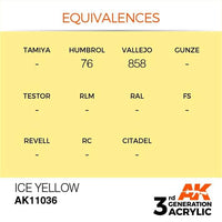 AK Interactive 3rd Gen Ice Yellow 17ml - Hobby Heaven