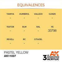 AK Interactive 3rd Gen Pastel Yellow 17ml - Hobby Heaven
