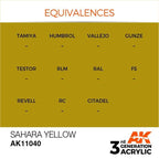 AK Interactive 3rd Gen Sahara Yellow 17ml - Hobby Heaven