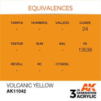 AK Interactive 3rd Gen Volcanic Yellow 17ml - Hobby Heaven