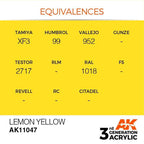 AK Interactive 3rd Lemon Yellow 17ml - Hobby Heaven