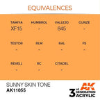 AK Interactive 3rd Gen Sunny Skin Tone 17ml - Hobby Heaven