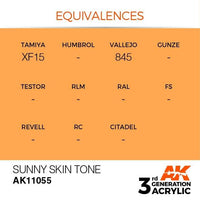AK Interactive 3rd Gen Sunny Skin Tone 17ml - Hobby Heaven
