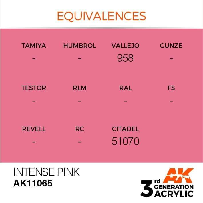 AK Interactive 3rd Gen Intense Pink 17ml - Hobby Heaven