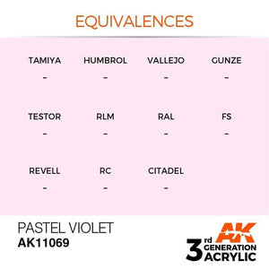 AK Interactive 3rd Gen Pastel Violet 17ml - Hobby Heaven
