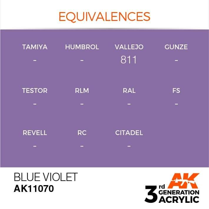 AK Interactive 3rd Gen Blue Violet 17ml - Hobby Heaven