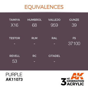 AK Interactive 3rd Gen Purple 17ml - Hobby Heaven