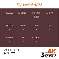 AK Interactive 3rd Gen Violet Red 17ml - Hobby Heaven
