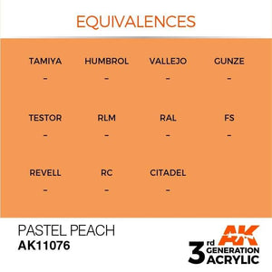 AK Interactive 3rd Gen Pastel Peach 17ml - Hobby Heaven