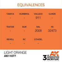 AK Interactive 3rd Gen Light Orange 17ml - Hobby Heaven
