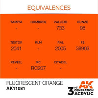 AK Interactive 3rd Gen Fluorescent Orange 17ml - Hobby Heaven
