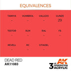 AK Interactive 3rd Gen Dead Orange 17ml - Hobby Heaven