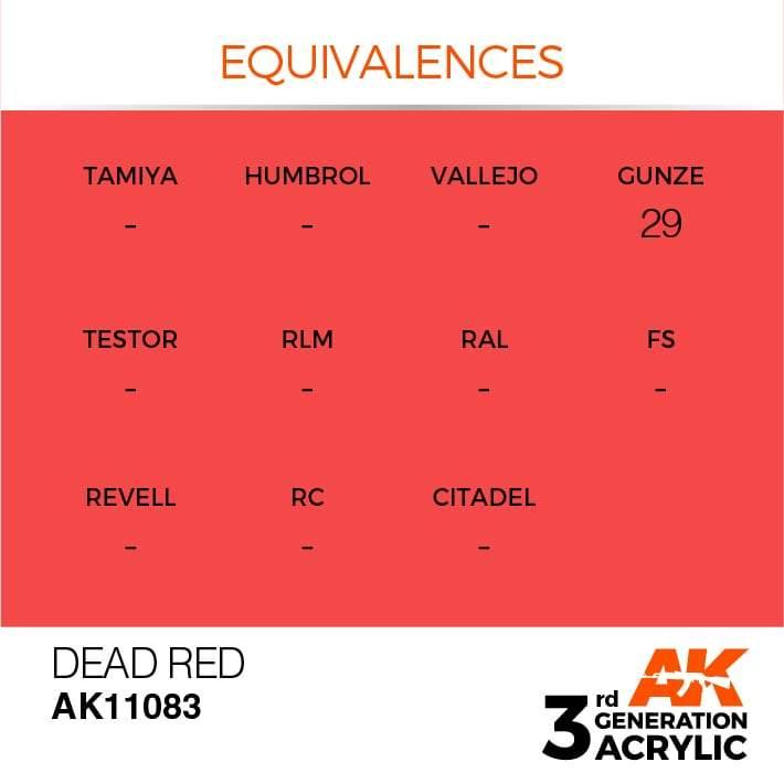 AK Interactive 3rd Gen Dead Orange 17ml - Hobby Heaven