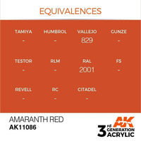 AK Interactive 3rd Gen Amaranth Red 17ml - Hobby Heaven
