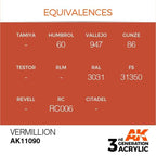 AK Interactive 3rd Gen Vermillion 17ml - Hobby Heaven