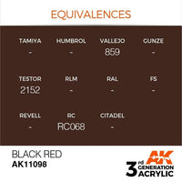 AK Interactive 3rd Gen Black Red 17ml - Hobby Heaven