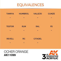 AK Interactive 3rd Gen Ocher Orange 17ml - Hobby Heaven
