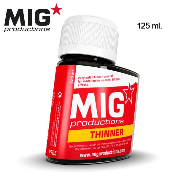 MiG Productions Thinner for Washes 125ml - Hobby Heaven