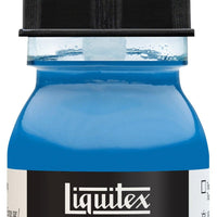 Liquitex Fluorescent Blue Proffesional Ink 30ml - Hobby Heaven
