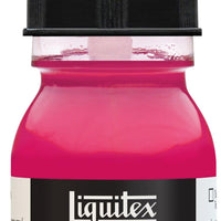 Liquitex Fluorescent Pink Proffesional Ink 30ml - Hobby Heaven