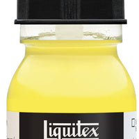 Liquitex Fluorescent Yellow Proffesional Ink 30ml - Hobby Heaven