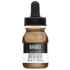 Liquitex Iridescent Rich Bronze Acrylic Ink 30ml - Hobby Heaven