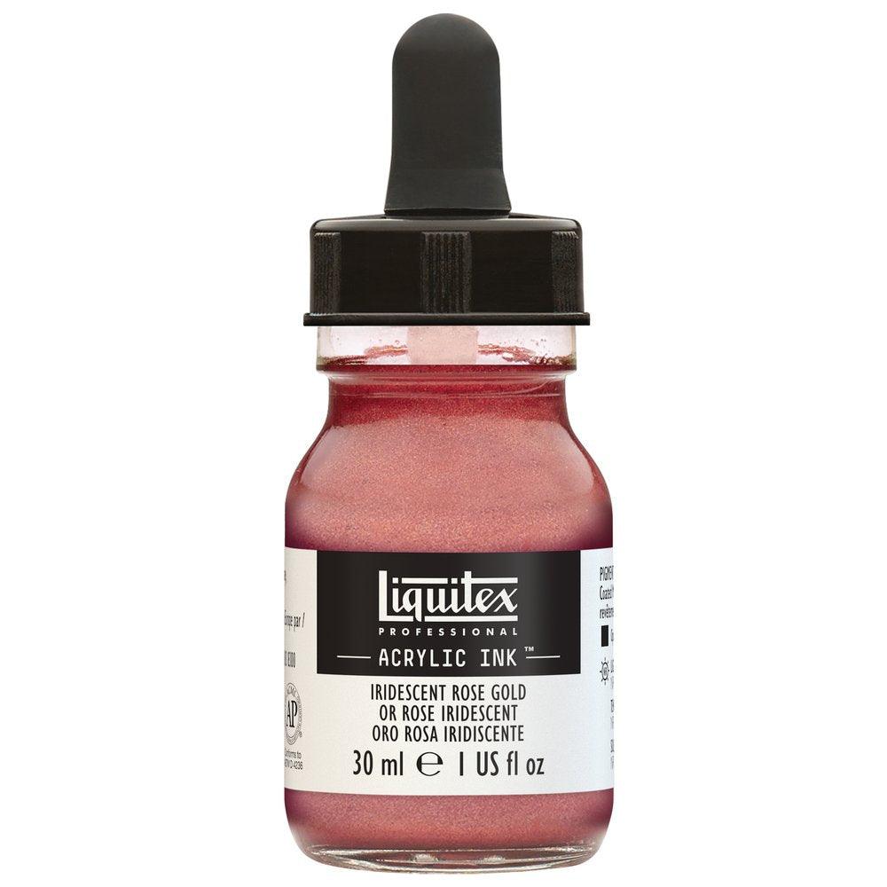 Liquitex Iridescent Rose Gold Proffesional Ink 30ml - Hobby Heaven