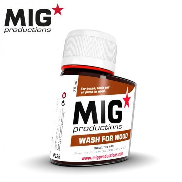 MiG Productions Wash for Wood 75ml P225 - Hobby Heaven
