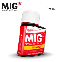 MiG Productions Thinner for Washes 75ml - Hobby Heaven