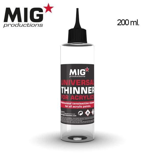 MiG Productions Universal Thinner for Acrylics 200ml - Hobby Heaven