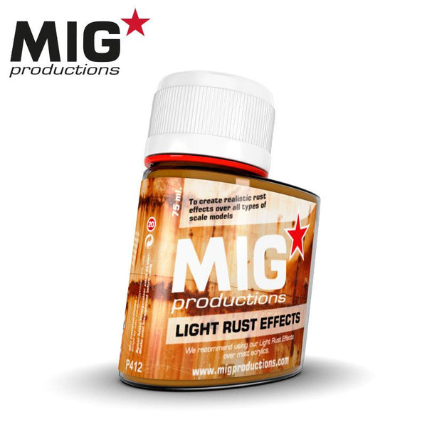 MiG Productions Light Rust Effects 75ml P412 - Hobby Heaven