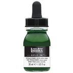 Liquitex Phthalo Green Yellow Shade Acrylic Ink 30ml - Hobby Heaven