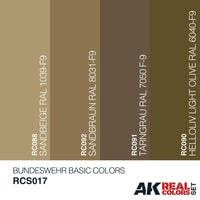 Ak Interactive Real Colors BUNDESWEHR BASIC DESERT COLORS SET RCS017 - Hobby Heaven
