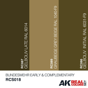 Ak Interactive Real Colors BUNDESWEHR EARLY & COMPLEMENTARY SET RCS018 - Hobby Heaven