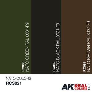 Ak Interactive Real Colors NATO COLORS SET RCS021 - Hobby Heaven