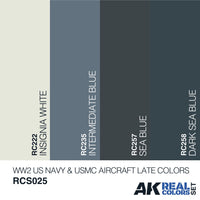 Ak Interactive Real Colors WW2 US NAVY & USMC LATE AIRCRAFT COLORS RCS025 - Hobby Heaven
