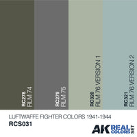 Ak Interactive Real Colors LUFTWAFFE FIGHTER COLORS 1941-1944 RCS031 - Hobby Heaven
