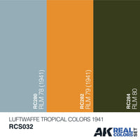 Ak Interactive Real Colors LUFTWAFFE TROPICAL COLORS 1941 RCS032 - Hobby Heaven

