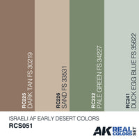 Ak Interactive Real Colors ISRAELI AF EARLY DESERT COLORS RCS051 - Hobby Heaven