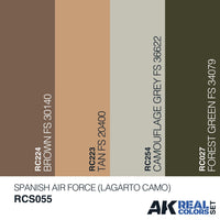 Ak Interactive Real Colors SPANISH AIR FORCE (LAGARTO CAMO) RCS055 - Hobby Heaven
