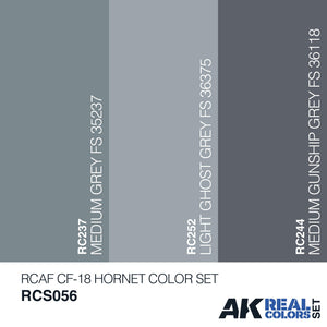Ak Interactive Real Colors RCAF CF-18 HORNET COLOR SET RCS056 - Hobby Heaven