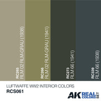 Ak Interactive Real Colors LUFTWAFFE WW2 INTERIOR COLORS RCS061 - Hobby Heaven