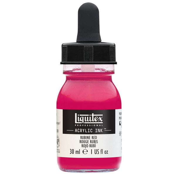 Liquitex Rubine Red Proffesional Ink 30ml - Hobby Heaven